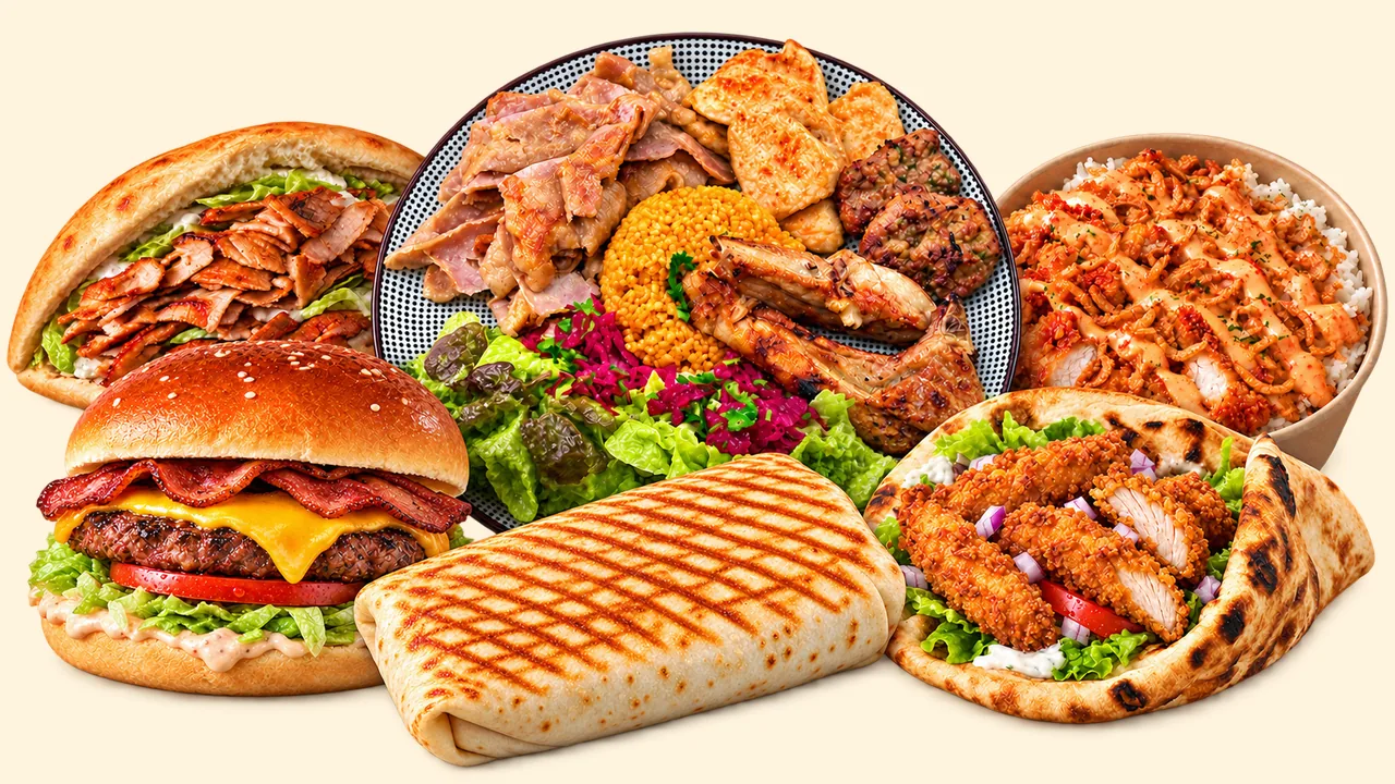 Assortiment de spécialités Fresh Food : kebab, grillades, tacos, burger et wrap, Colomiers